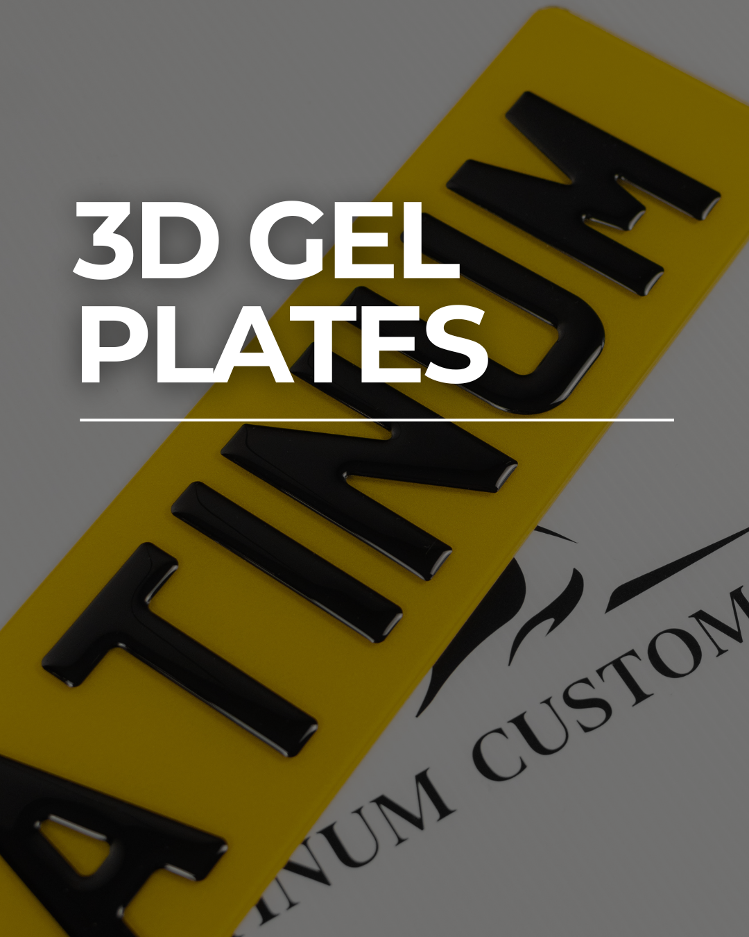 3D GEL PLATES